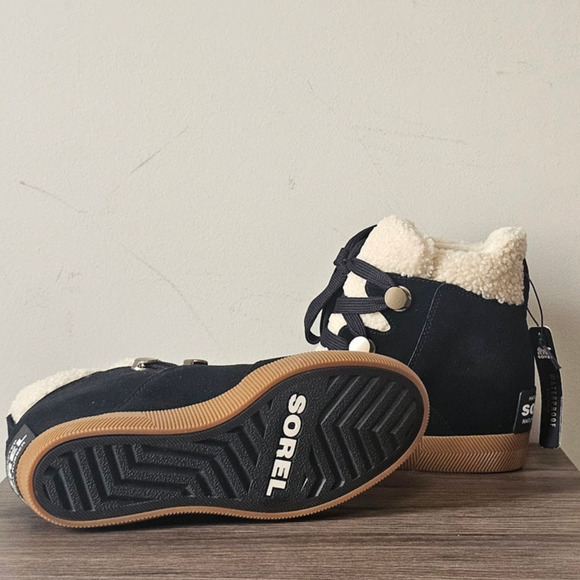 Sorel Women's ONA Cozy Wedge WP Booties Size 8 Black NWT - Picture 4 of 9